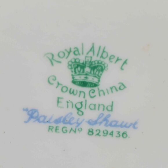 Royal Albert Small Dish Paisley Shawl Vintage - Picture 5 of 6